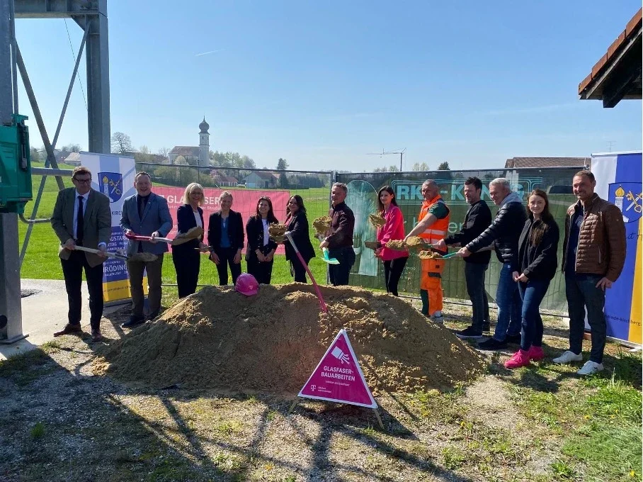 Startschuss für den Glasfaserausbau in Kirchberg